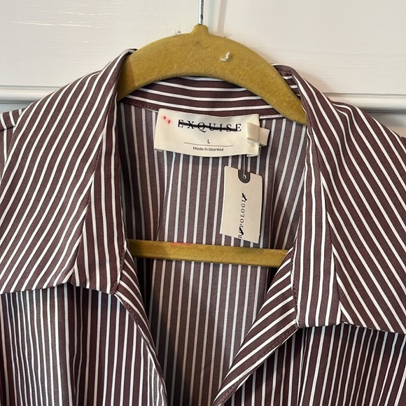 Anthropologie x  Exquise The Tobie Pleated Romper Size Large NWT - Picture 5 of 12